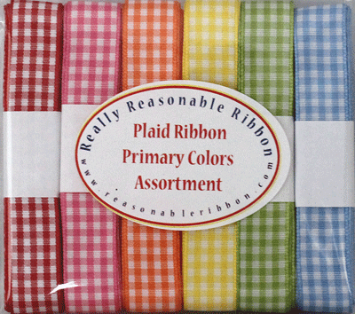 5/8" Plaid Ribbon Assortment RESTOCKED!